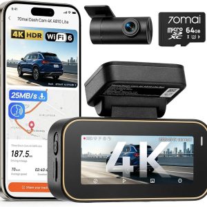 70mai A810 lite 4k dual channel dash camera